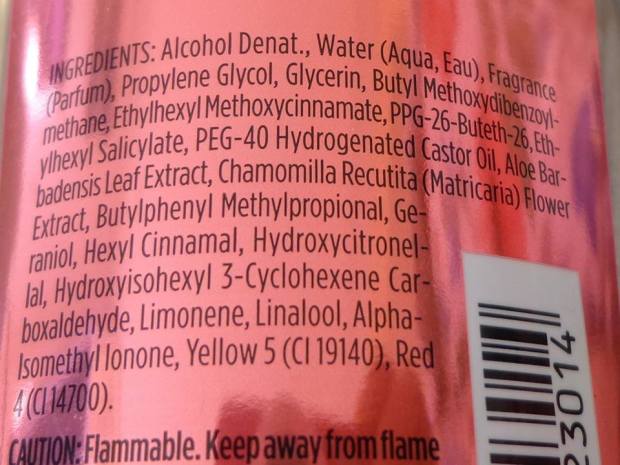 Victoria Secret Midnight Exotics Deep Berry Fragrance Ingredients