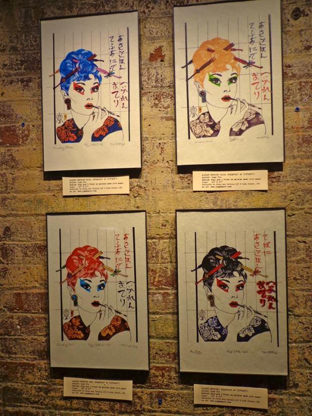 Chelsea Market New York Manhattan Art Audrey Hepburn Asian