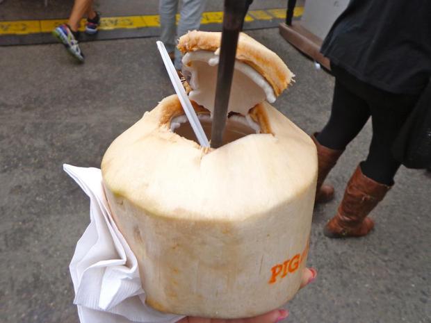 Madison Square Park Eats Food Festival New York Coconut Juice