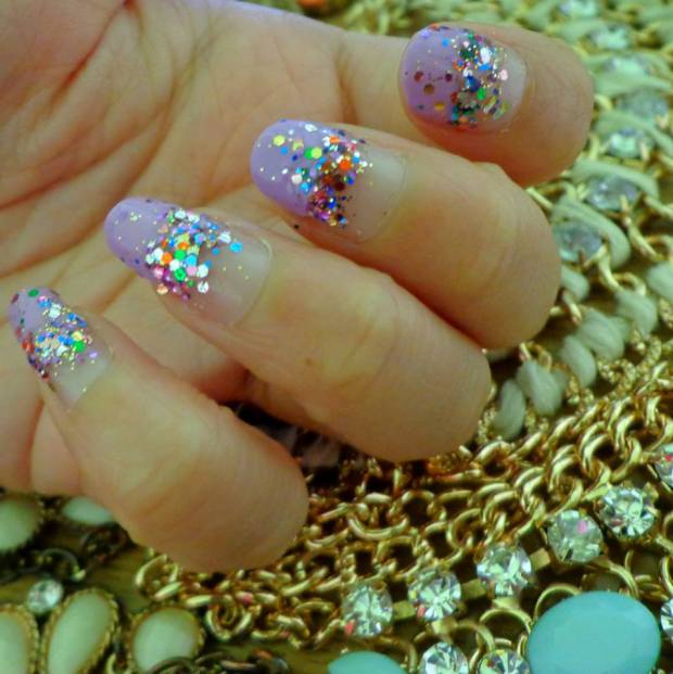 Nailart Nail Tutorial Glitter Jewels 3